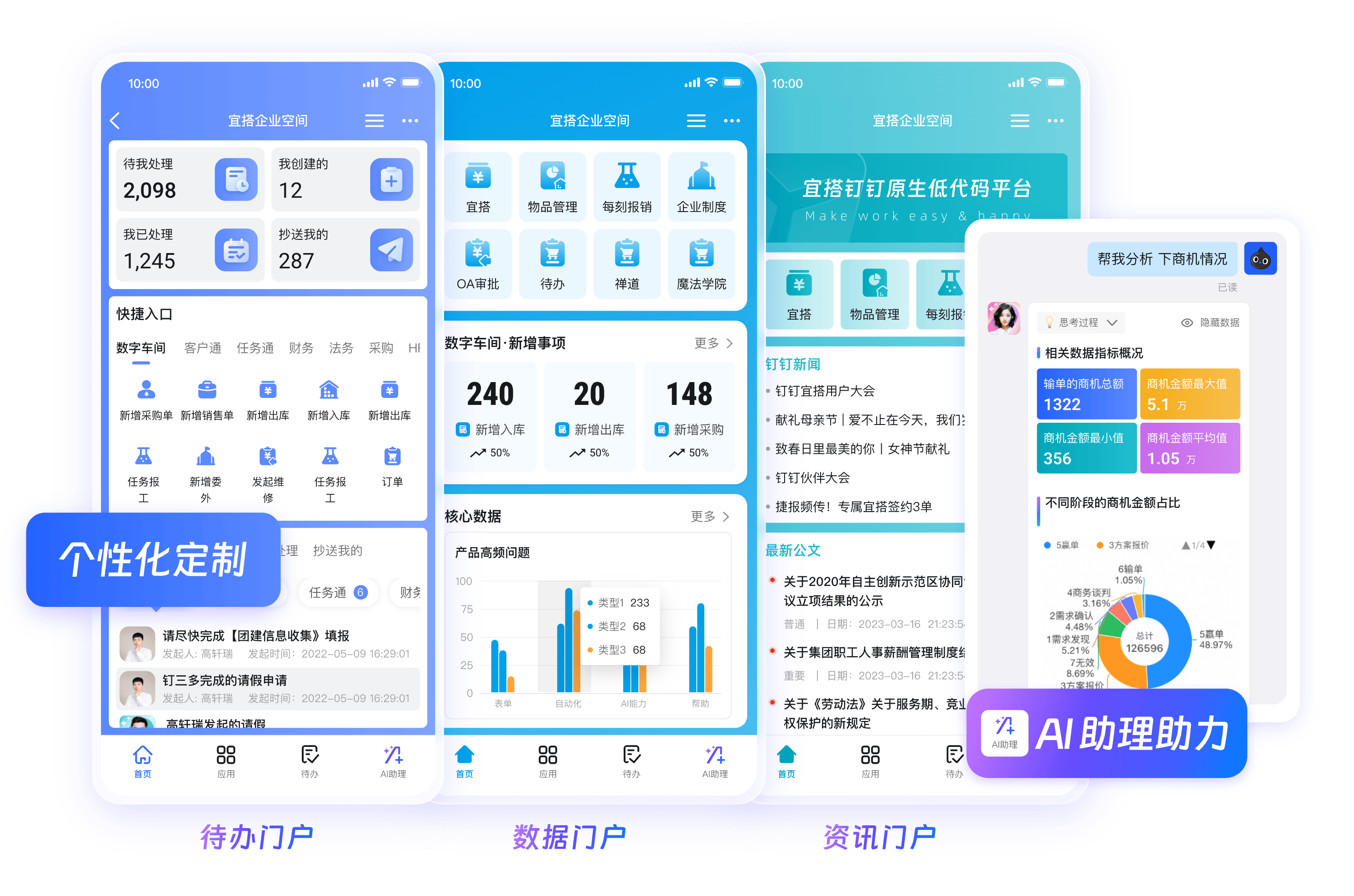 钉钉创意协同产品界面