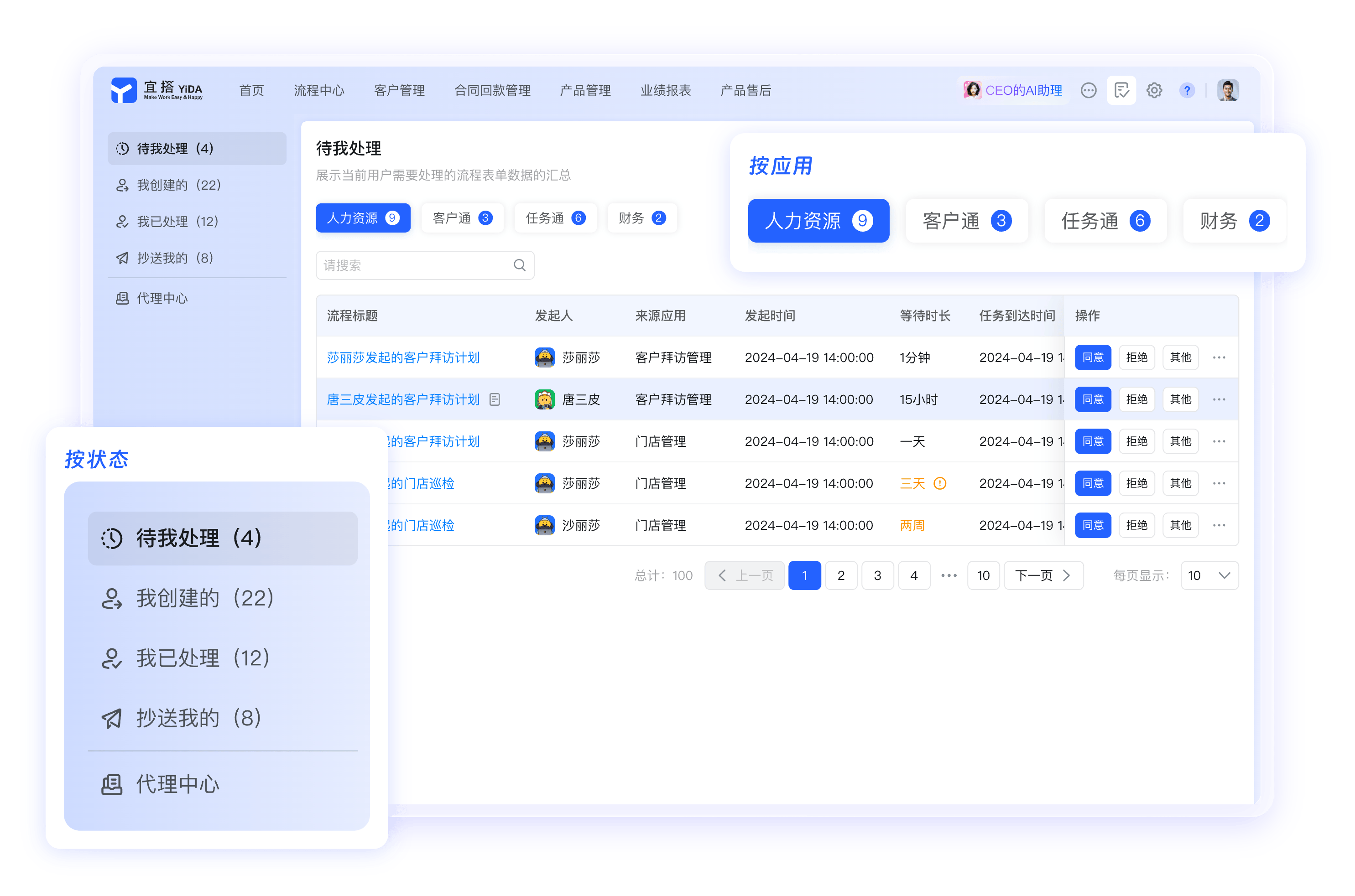 钉钉会议提案界面